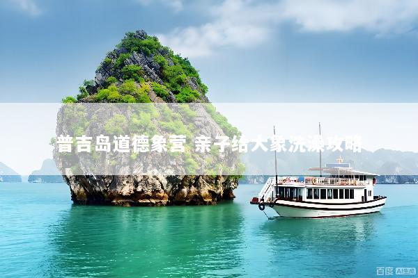 普吉岛道德象营 亲子给大象洗澡攻略
